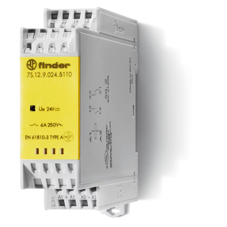 Type 7S.12/7S.32 – Modular relay with forcibly guided contacts 6A Type 7S.12/7S.32 – Modular relay with forcibly guided contacts 6A