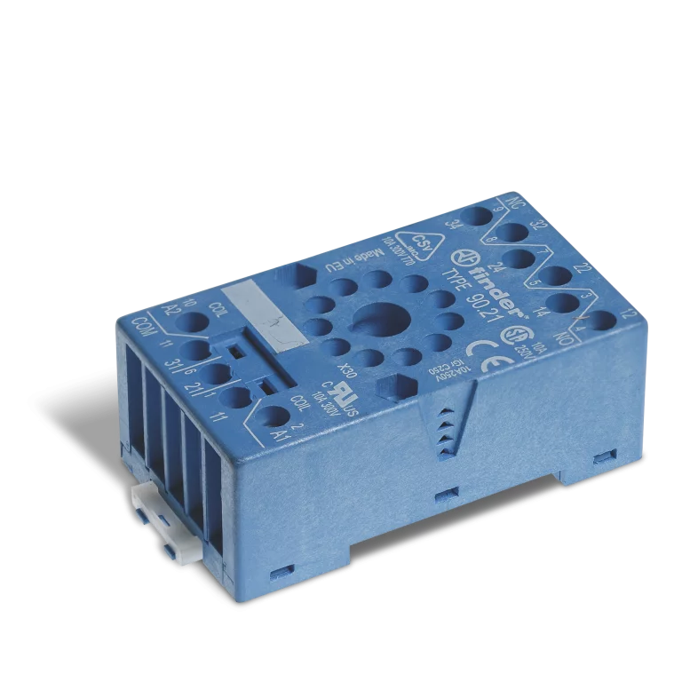 Type 90.21 - Socket with box clamp terminals Type 90.21 - Socket with box clamp terminals