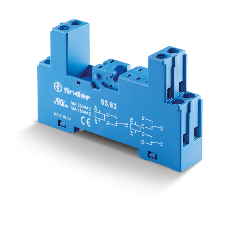 Type 95.83 - Screw terminal (Box clamp) socket Type 95.83 - Screw terminal (Box clamp) socket