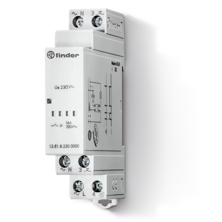 Type 13.81 – Quiet electronic step relay Type 13.81 – Quiet electronic step relay