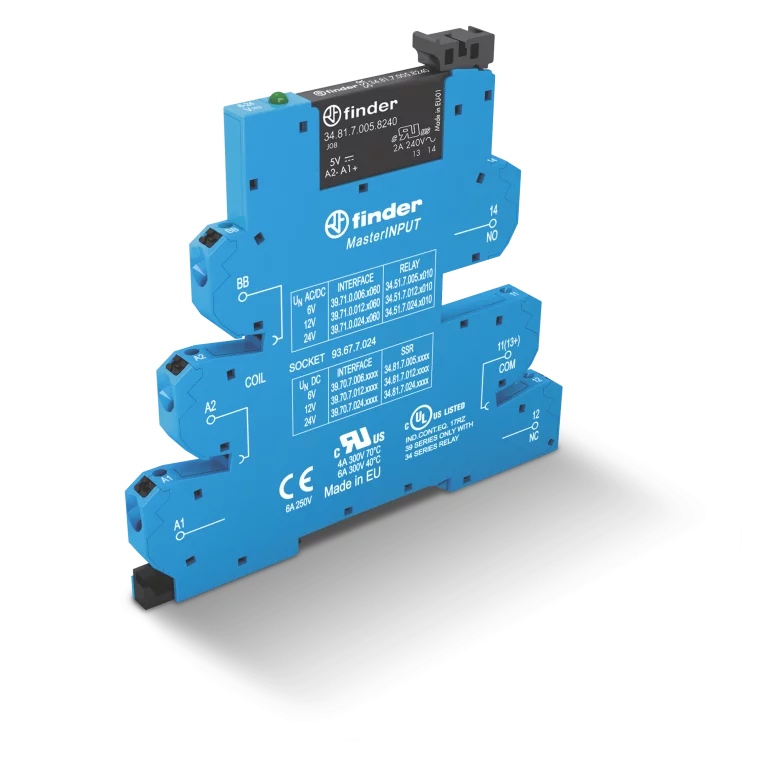 Type 39.70 - MasterINPUT - SSR - Relay interface module