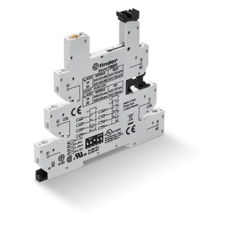 Type 93.68 - Screw terminal timed socket Type 93.68 - Screw terminal timed socket