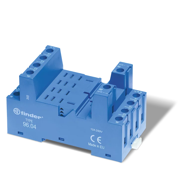 Type 96.04 - socket with screw (box clamp) terminals Type 96.04 - socket with screw (box clamp) terminals