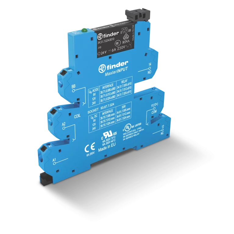 Type 39.71 - MasterINPUT - EMR - Relay interface module 6A
