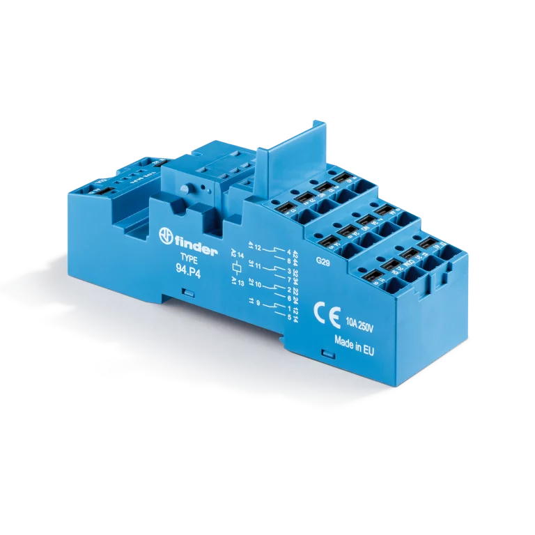 Type 94.P4 - socket with Push-in terminals