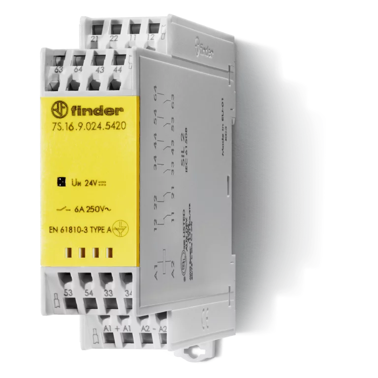 Type 7S.16/7S.36 - relay module with forcibly guided contacts 6A Type 7S.16/7S.36 - relay module with forcibly guided contacts 6A