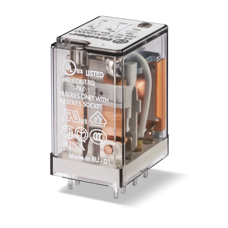 Type 55.12 - General purpose PCB relay 10A Type 55.12 - General purpose PCB relay 10A