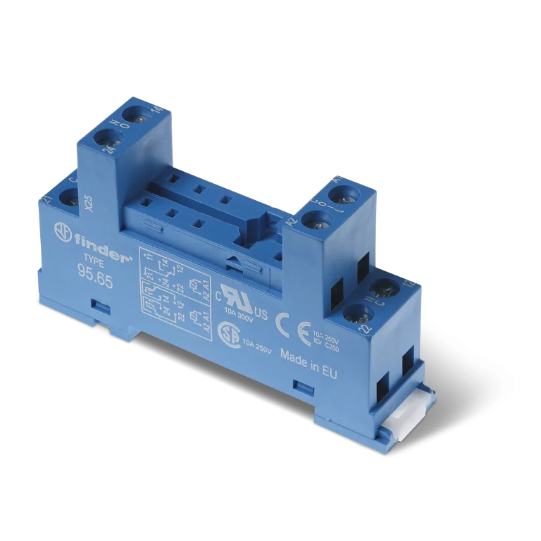 Type 95.65 - Screw terminal (Box clamp) socket Type 95.65 - Screw terminal (Box clamp) socket