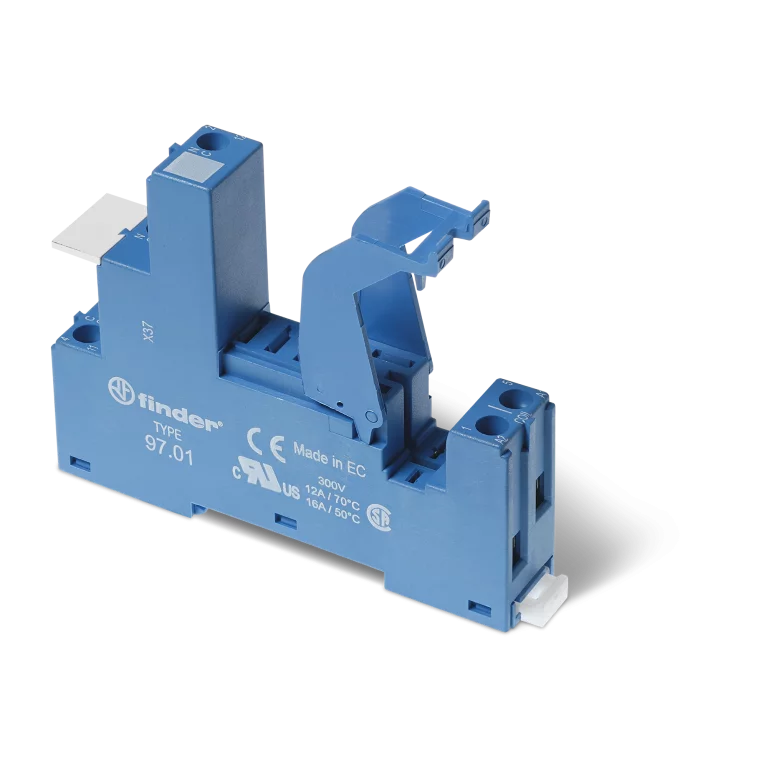 Type 97.01 - Socket with screw (box clamp) terminals Type 97.01 - Socket with screw (box clamp) terminals