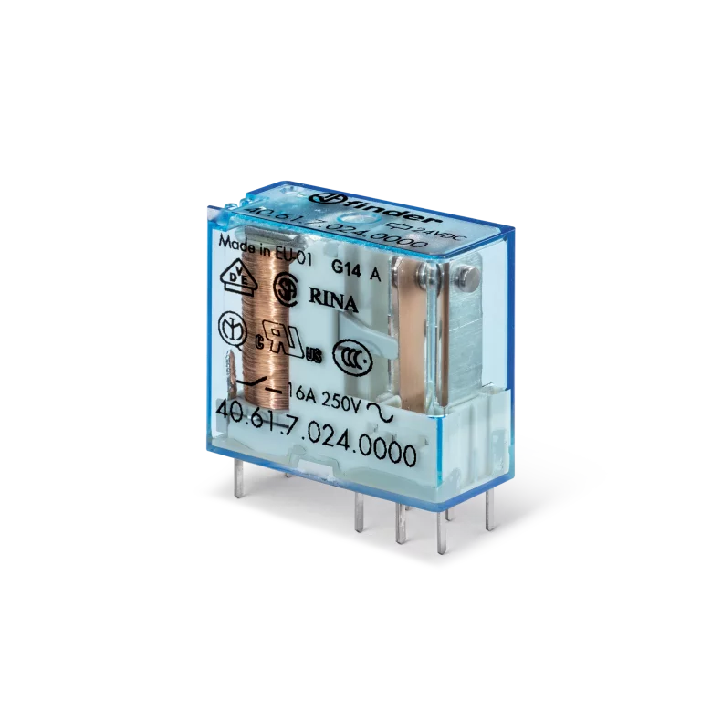 Type 40.61 - PCB/Plug-in relay 16A Type 40.61 - PCB/Plug-in relay 16A