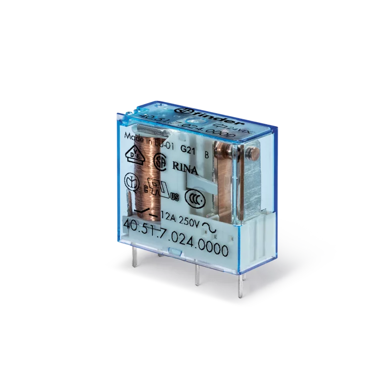Type 40.51 - PCB/Plug-in relays 12A Type 40.51 - PCB/Plug-in relays 12A
