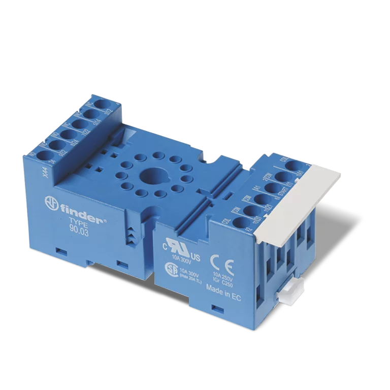 Type 90.03 - Socket with box clamp terminals Type 90.03 - Socket with box clamp terminals