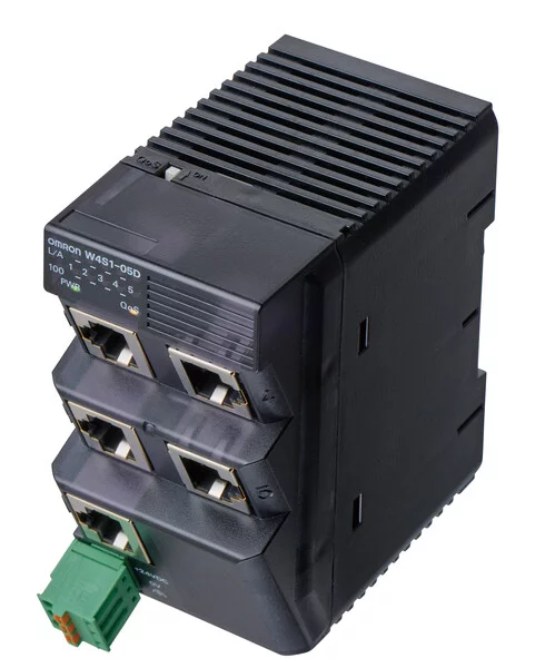 852-111 - Industrial unmanaged ECO switch; 5 - 10/100 Mb/s RJ45 ports