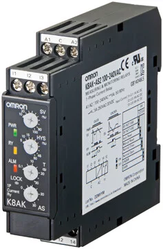 K8AK-AS3 24 AC/DC - K8AK-AS Single-Phase Current Relay K8AK-AS3 24 AC/DC - K8AK-AS Single-Phase Current Relay