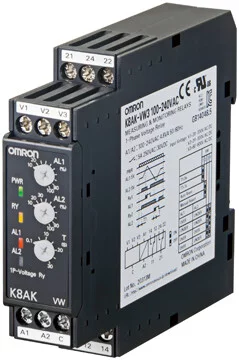 K8AK-VW3 100-240VAC - K8AK-VW Single-Phase Voltage Relay K8AK-VW3 100-240VAC - K8AK-VW Single-Phase Voltage Relay