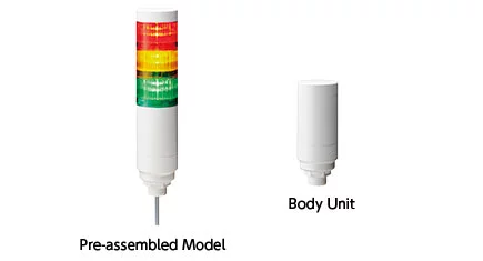 LR6-WC - 60mm LED Signal Tower with M12 Connector