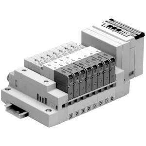 SS5V2-16S3- 2000 Series- Cassette Base Manifold- Dedicated Output Serial Wiring - SS5V2-16S3, 2000 Series, Cassette Base Manifold, Dedicated Output Serial Wiring