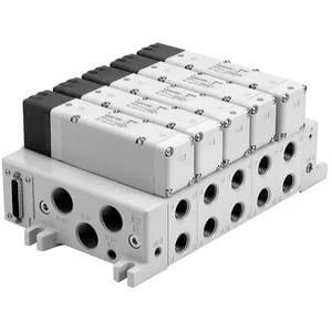 VV5Q51-F- 5000 Series- Base Mounted Manifold- Plug-in- D-sub Connector - VV5Q51-F, 5000 Series, Base Mounted Manifold, Plug-in, D-sub Connector