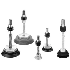 ZPT- Heavy Duty Flat w/Rib or Bellows Pad w/Buffer- Vertical Entry - ZPT, Heavy Duty Flat w/Rib or Bellows Pad w/Buffer, Vertical Entry