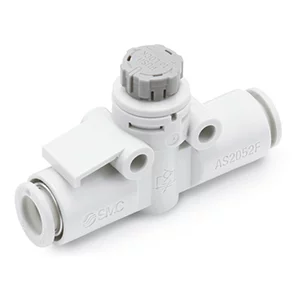 AS***2F-A- Speed Controller- One-touch Fitting- In-line- Push Lock - AS***2F-A, Speed Controller, One-touch Fitting, In-line, Push Lock