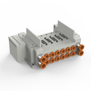 SS5Y7-10/11S3- 7000 Series Manifold for Series EX120 Integrated (Output) Serial Transmission System (IP20) - SS5Y7-10/11S3, 7000 Series Manifold for Series EX120 Integrated (Output) Serial Transmission System (IP20)