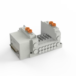 SS5Y3-12- 3000 Series Manifold- D-sub Connector- Flat Ribbon Cable- PC Wiring System (IP40) - SS5Y3-12, 3000 Series Manifold, D-sub Connector, Flat Ribbon Cable, PC Wiring System (IP40)