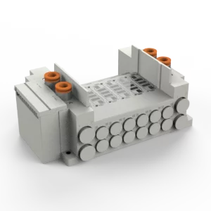 SS5Y5-12S3- 5000 Series Manifold for Series EX120 Integrated (Output) Serial Transmission System (IP20) - SS5Y5-12S3, 5000 Series Manifold for Series EX120 Integrated (Output) Serial Transmission System (IP20)