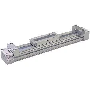 Rodless Cylinder- 25A-MY1B-L- Mechanically Jointed- with Low Load Shock Absorber - Basic Type - Rodless Cylinder, 25A-MY1B-L, Mechanically Jointed, with Low Load Shock Absorber - Basic Type Rodless Cylinder- 25A-MY1B-L- Mechanically Jointed- with Low Load Shock Absorber - Basic Type - Rodless Cylinder, 25A-MY1B-L, Mechanically Jointed, with Low Load Shock Absorber - Basic Type