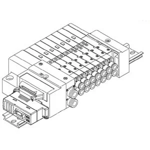 10-SS5Q13- 1000 Series Manifold- Plug-in Type- Clean Series - 10-SS5Q13, 1000 Series Manifold, Plug-in Type, Clean Series 10-SS5Q13- 1000 Series Manifold- Plug-in Type- Clean Series - 10-SS5Q13, 1000 Series Manifold, Plug-in Type, Clean Series