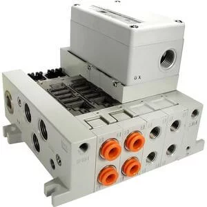 VV5Q41-S- 4000 Series- Base Mounted Manifold- Plug-in- Serial Transmission Unit - VV5Q41-S, 4000 Series, Base Mounted Manifold, Plug-in, Serial Transmission Unit VV5Q41-S- 4000 Series- Base Mounted Manifold- Plug-in- Serial Transmission Unit - VV5Q41-S, 4000 Series, Base Mounted Manifold, Plug-in, Serial Transmission Unit