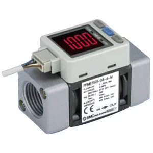 PFMB- Digital Air Flow Sensor- 2-Color Display- IP40- 5-2000 Lpm - PFMB, Digital Air Flow Sensor, 2-Color Display, IP40, 5-2000 Lpm