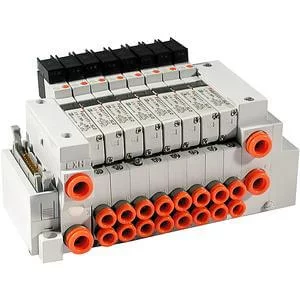 VV5Q11-P- 1000 Series- Base Mounted Manifold- Plug-in Type- Flat Cable Connector - VV5Q11-P, 1000 Series, Base Mounted Manifold, Plug-in Type, Flat Cable Connector VV5Q11-P- 1000 Series- Base Mounted Manifold- Plug-in Type- Flat Cable Connector - VV5Q11-P, 1000 Series, Base Mounted Manifold, Plug-in Type, Flat Cable Connector