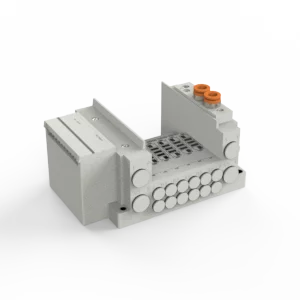 SS5Y3-12S3- 3000 Series Manifold for Series EX120 Integrated (Output) Serial Transmission System (IP20) - SS5Y3-12S3, 3000 Series Manifold for Series EX120 Integrated (Output) Serial Transmission System (IP20)