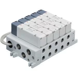 VV5Q51-L- 5000 Series- Base Mounted Manifold- Plug-in- Lead Wire Cable - VV5Q51-L, 5000 Series, Base Mounted Manifold, Plug-in, Lead Wire Cable