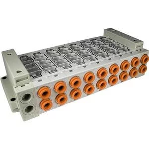 SS5Y9-43*- 9000 Series- Stacking Manifold- DIN Rail Mount- Base Mounted - SS5Y9-43*, 9000 Series, Stacking Manifold, DIN Rail Mount, Base Mounted SS5Y9-43*- 9000 Series- Stacking Manifold- DIN Rail Mount- Base Mounted - SS5Y9-43*, 9000 Series, Stacking Manifold, DIN Rail Mount, Base Mounted