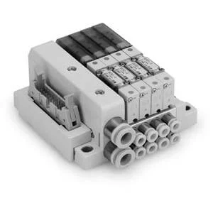 SS0751 Slim Compact Plug-in Manifold Bar Base- PC Wiring System Compatible Flat Ribbon Cable- J Kit - SS0751 Slim Compact Plug-in Manifold Bar Base, PC Wiring System Compatible Flat Ribbon Cable, J Kit