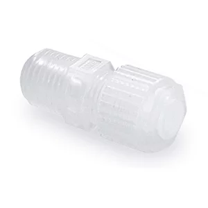 LQHB*- Fluoropolymer Bore Through Connector- Tubing Connection - LQHB*, Fluoropolymer Bore Through Connector, Tubing Connection