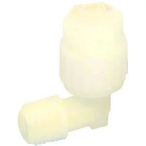 LQ1E-SS- High Purity Fluoropolymer Fitting- Space Saving- Union Elbow - LQ1E-SS, High Purity Fluoropolymer Fitting, Space Saving, Union Elbow