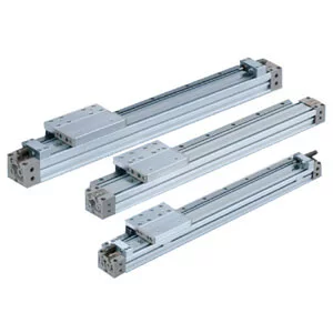 Rodless Cylinder- 25A-MY1H-A- Mechanically Jointed with Stroke Adjuster - Linear Guide - Rodless Cylinder, 25A-MY1H-A, Mechanically Jointed with Stroke Adjuster - Linear Guide Rodless Cylinder- 25A-MY1H-A- Mechanically Jointed with Stroke Adjuster - Linear Guide - Rodless Cylinder, 25A-MY1H-A, Mechanically Jointed with Stroke Adjuster - Linear Guide