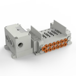 SS5Y7-10/11S4- 7000 Series Manifold for Series EX126 Integrated (Output) Serial Transmission System (IP67) - SS5Y7-10/11S4, 7000 Series Manifold for Series EX126 Integrated (Output) Serial Transmission System (IP67)