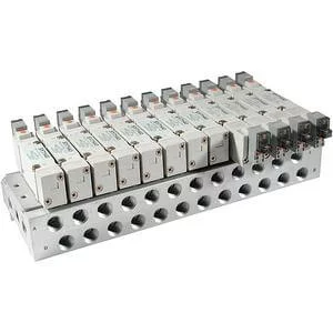 SS5Y7- 7000 Series- Bar Stock Manifold- Individual Wiring - SS5Y7, 7000 Series, Bar Stock Manifold, Individual Wiring