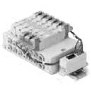 SS5Y5-45S6A- Base Mounted Manifold- Stacking- Serial Transmission System - SS5Y5-45S6A, Base Mounted Manifold, Stacking, Serial Transmission System