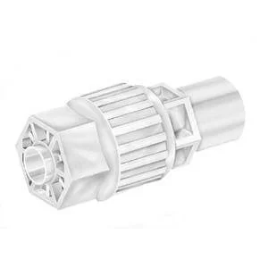 LQ3- High Purity Fluororesin Fitting- Straight Adapter - LQ3, High Purity Fluororesin Fitting, Straight Adapter