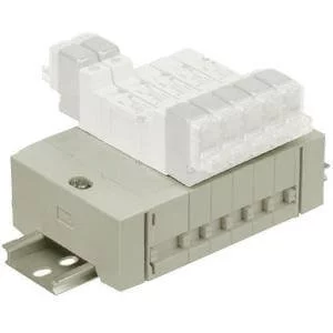 SS5Y3-45- 3000 Series- Stacking Manifold- DIN Rail Mount- Individual Wiring - SS5Y3-45, 3000 Series, Stacking Manifold, DIN Rail Mount, Individual Wiring SS5Y3-45- 3000 Series- Stacking Manifold- DIN Rail Mount- Individual Wiring - SS5Y3-45, 3000 Series, Stacking Manifold, DIN Rail Mount, Individual Wiring