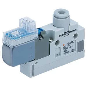 VQZ115- 100 Series- 3 Port Solenoid Valve- Body Ported - VQZ115, 100 Series, 3 Port Solenoid Valve, Body Ported