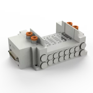SS5Y5-12- 5000 Series Manifold- D-sub Connector- Flat Ribbon Cable- PC Wiring System (IP40) - SS5Y5-12, 5000 Series Manifold, D-sub Connector, Flat Ribbon Cable, PC Wiring System (IP40)