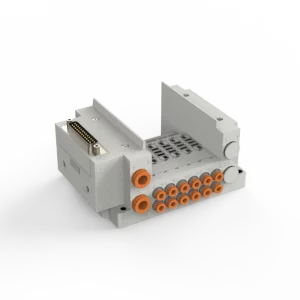 SS5Y3-10- 3000 Series Manifold- D-sub Connector- Flat Ribbon Cable- PC Wiring System (IP40) - SS5Y3-10, 3000 Series Manifold, D-sub Connector, Flat Ribbon Cable, PC Wiring System (IP40)