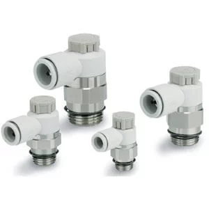 AS***1F-A- Speed Controller- Uni One-Touch Fitting- Push Lock- Elbow/Universal- New - AS***1F-A, Speed Controller, Uni One-Touch Fitting, Push Lock, Elbow/Universal, New