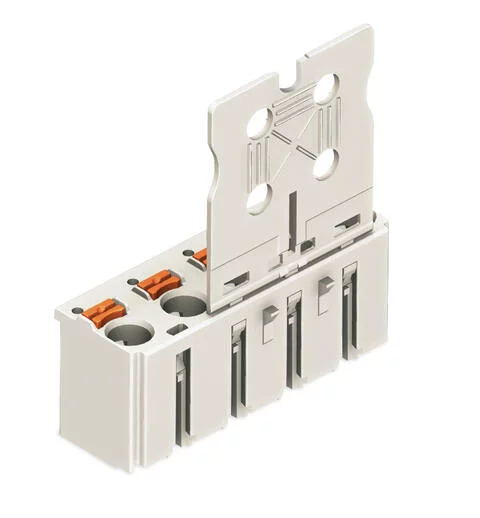 2092-3104 - 1-conductor female connector; push-button; Push-in CAGE CLAMP®; 2.5 mm²; Pin spacing 7.5 mm; 4-pole; Gripping plate; 2,50 mm²; light gray 2092-3104 - 1-conductor female connector; push-button; Push-in CAGE CLAMP®; 2.5 mm²; Pin spacing 7.5 mm; 4-pole; Gripping plate; 2,50 mm²; light gray