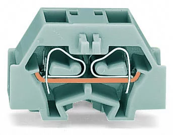 260-346 - 4-conductor terminal block; without push-buttons; with snap-in mounting foot; 1-pole; for plate thickness 0.6 - 1.2 mm; Fixing hole 3.5 mm Ø; 1.5 mm²; CAGE CLAMP®; 1,50 mm²; orange